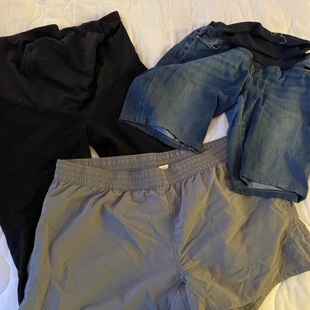 Maternity bottoms three pieces